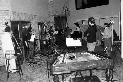 during the recording